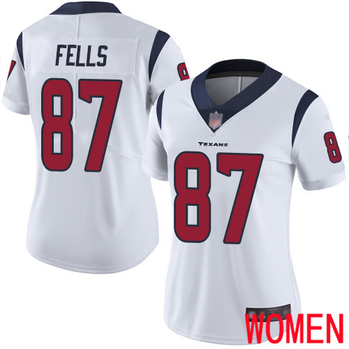 Houston Texans Limited Red Women Darren Fells Alternate Jersey NFL Football #87 Vapor Untouchable->houston texans->NFL Jersey